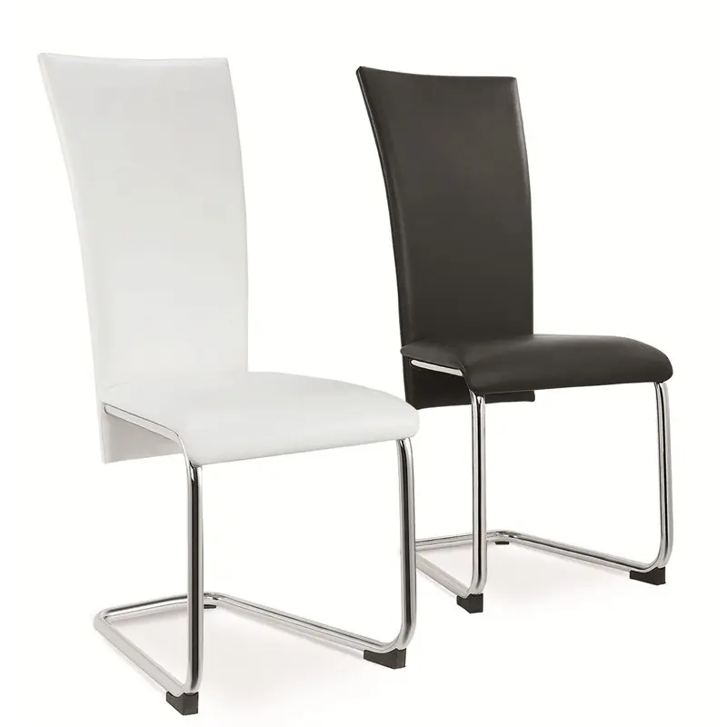 Новый дизайн, элегантный и стильный обеденный стул из искусственной кожи, стул с бантом