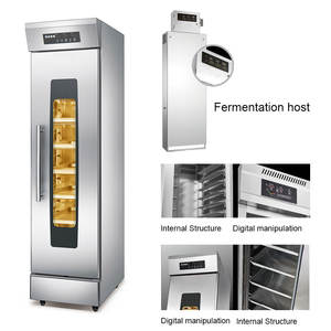 Chambre de fermentation pour pâte à <span class=keywords><strong>pain</strong></span>, réfrigérateur à <span class=keywords><strong>pain</strong></span>, chambre de fermentation à double porte, 36 plateaux, pour la fabrication du <span class=keywords><strong>pain</strong></span> - Product Image 3