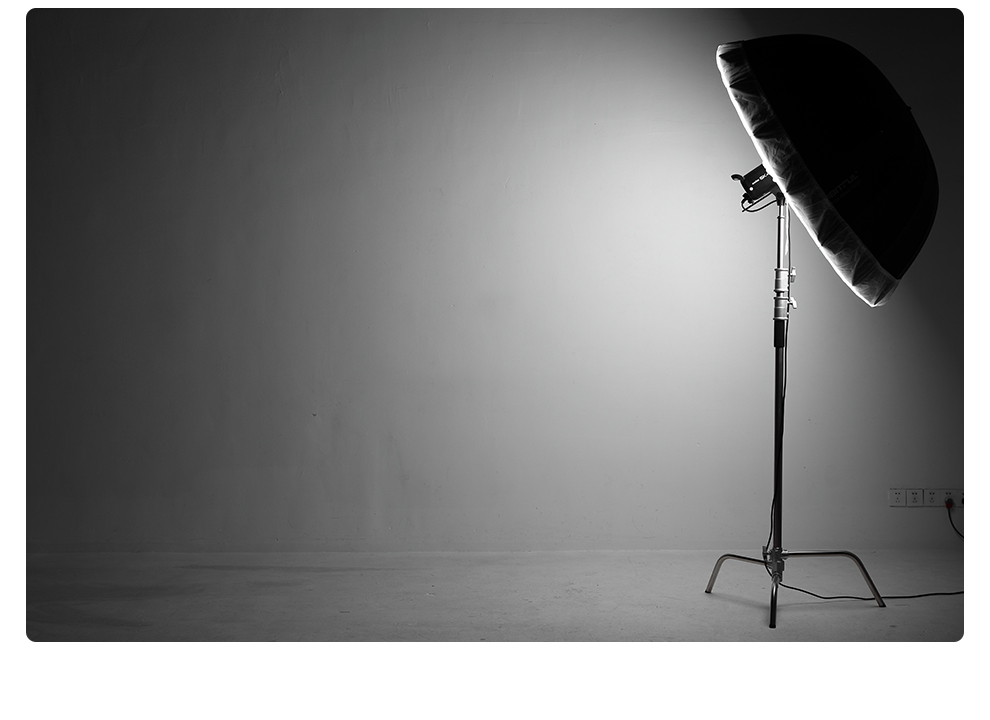 AMBITFUL 105cm 130cm 160cm Deep Parabolic Black Silver White Reflective Umbrella Studio Light Umbrella Diffuser Cover Cloth