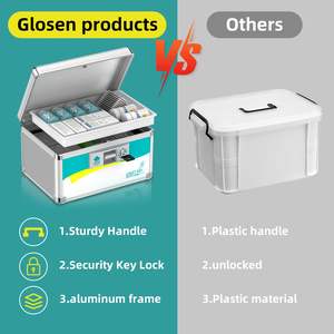 Échantillon gratuit étui de transport en plastique étanche et antichoc pour tous les temps doublure en mousse plumée étui de protection en plastique dur avec mousse - Product Image 5