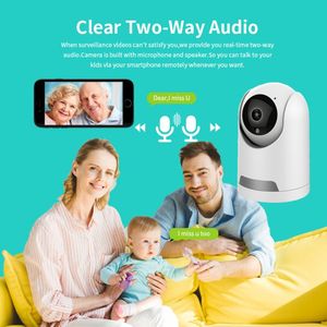 Mini Cámara CCTV Inteligente 1080P, Visión Nocturna, Inalámbrica, Seguridad, <span class=keywords><strong>Webcam</strong></span> Interior, Seguimiento Humanoide, Wifi, Audio Bidireccional, On-vif, Ptz, Ip, NVR - Product Image 5