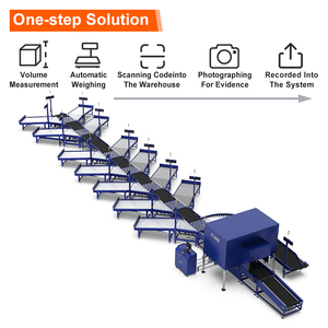 गोथम H230180-1 ओएम ओडम 6-पक्षीय बारकोड स्कैनर पार्सल स्कैन मशीन टच स्क्रीन कन्वेयर स्केल सिस्टम - Product Image 3