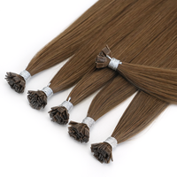 Extensions de cheveux humains Micro K Tip 0,5g, ondulées, kit machine, micro-keratine invisible, cheveux raides crépus
