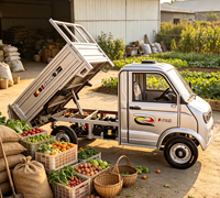 Nouveau camionnette électrique 4x2 à quatre roues motrices 2026 pour la livraison de marchandises et le transport rural