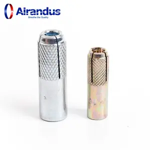 China Factory Price Atacado Zinc Plated Metal Knurled para ventilação