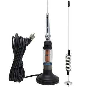 Base Magnética para <span class=keywords><strong>Radio</strong></span> HF <span class=keywords><strong>de</strong></span> 4 Pulgadas, Kit <span class=keywords><strong>de</strong></span> <span class=keywords><strong>Antena</strong></span> CB <span class=keywords><strong>de</strong></span> 1/4 para <span class=keywords><strong>Auto</strong></span>, 26-28MHz, 50 Ohm, IP68 - Product Image 1