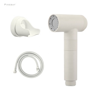 PINEBAY Modern New Design Magnetic ABS Shattaf Beige White Toilet <strong>Bidet</strong> Set Personal Hygiene Durable Handheld <strong>Bidet</strong> Sprayer - Product Image 1