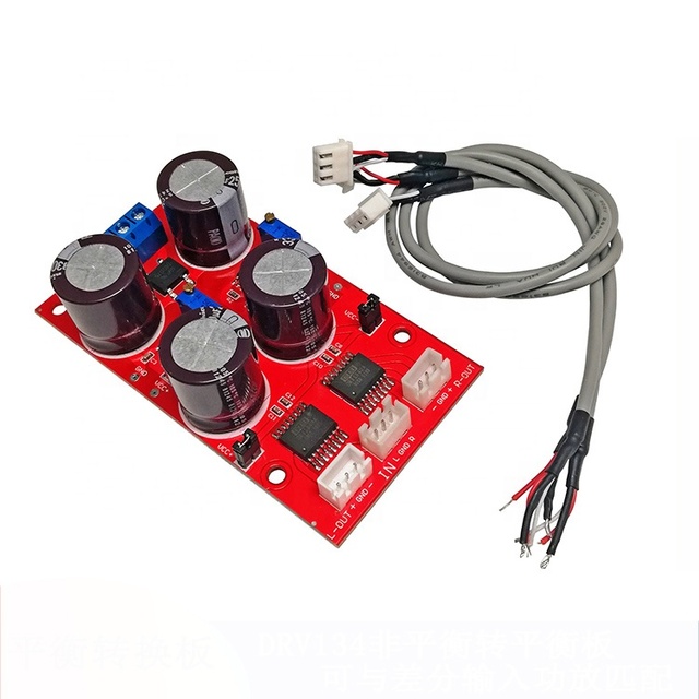 Taidacent DRV134 Audio Balanced Line Drive Unbalanced to Balanced Board Differential Output Amplifier for Balanced Input Amp