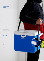 Glacière portable personnalisable en PP de 12L, 15L, 22L pour le transport du sang et le stockage des vaccins, conservation de la glace pendant 48 heures