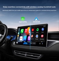 Boîtier TV AI Android 14 portable OEM/ODM 4G+64G avec GPS, connexion USB, CarPlay 2DIN intégré, Android Auto, garantie 1 an