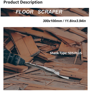 <span class=keywords><strong>4</strong></span> inch SDS cộng với sàn scraper rộng gạch thinset rộng mở rộng quy mô đục ashesives Remover Công cụ đục bit - Product Image 2