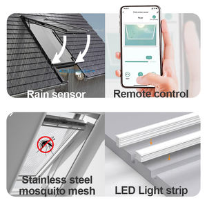 Claraboya de Techo de Vidrio y Aluminio Fijo OUNA, Solución de Iluminación Panorámica con Vidrio de Seguridad Laminado <span class=keywords><strong>para</strong></span> <span class=keywords><strong>Pasillos</strong></span> y Átrios - Product Image 3