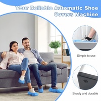 Machine à couvrir les chaussures en plastique, distributeur de couvre-chaussures non tissés, vente chaude, prix abordable