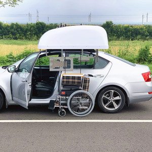 Boîte de toit de voiture, support de fauteuil roulant pour fauteuil roulant léger et pliable - Product Image 2
