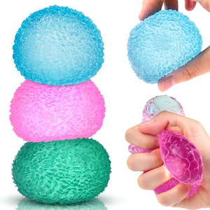 Juguetes Sensoriales Antiestrés, Pelotas para Apretar para Adultos y Niños, Alivio de la Ansiedad Auditiva y Táctil, Juguete Sensorial - Product Image 1