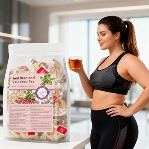 Thé Bien-être aux Haricots Rouges, Graines de Coix et Graines de Gorgone 5g x 30 Sachets Qualité Alimentaire Fait Main Favorise une Détoxification Douce et une Régulation de l'Hydratation - Product Image 1