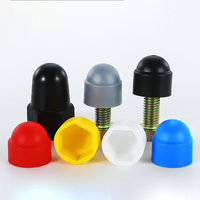 Capuchons de protection hexagonaux ronds en plastique M3 M4 M5 M6 M8 M10 M12, en PE, pour écrous, boulons et vis décoratifs