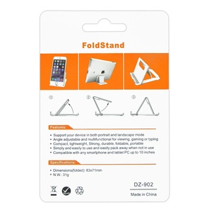 <span class=keywords><strong>Support</strong></span> <span class=keywords><strong>de</strong></span> bureau universel en ABS pour téléphone portable et <span class=keywords><strong>tablette</strong></span>, <span class=keywords><strong>support</strong></span> mobile pliable - Product Image 4