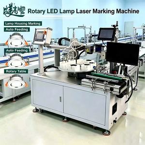 Machine de marquage laser à fibre en ligne refroidie par air avec système de positionnement visuel et flux de production en lot continu - Product Image 1