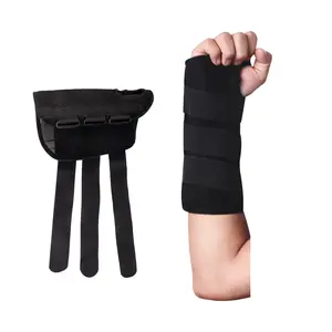 Suporte de fixação de braço para traço de fratura de entorse, cinta de aço, tala de pulso, suporte para mão direita e esquerda
