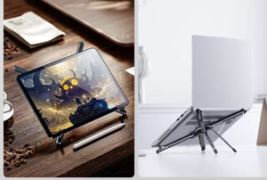 नए उत्पाद उपलब्ध एल्यूमीनियम फोनहोल्डर समायोज्य ट्राइपोड सार्वभौमिक 360 घूर्णन चुंबकीय यात्रा लैपटॉप डॉकिंग स्टेशन - Product Image 6