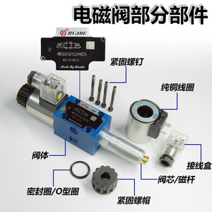 Vanne directionnelle à solénoïde Beijing Huade 4WE6D61B CG24N9Z5L, vanne hydraulique en fonte haute pression - Product Image 4
