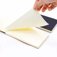 Lista de compras de notas adhesivas transparentes Linda Tapa dura troquelada función magnética papelería uso escritura dulce hogar colección Bloc de notas