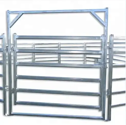 Chất lượng cao giá rẻ chăn nuôi ngựa Bảng điều khiển sân mạ kẽm di động Gia súc hàng rào corral tấm để bán