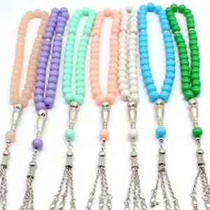 9 colors Acrylic Macaron rosary 33 tasbih 10mm Muslim Arab Muslim Middle East Prayer beads tasbeeh