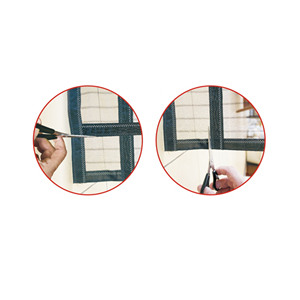 * OUTLET * Cortina de <span class=keywords><strong>mosquito</strong></span> para porta 160x240cm preta, cortada ao tamanho, repelente de <span class=keywords><strong>mosquito</strong></span> para janelas e portas, fácil de instalar - Product Image 3