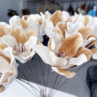 Fleurs artificielles décoratives en bois Sola faites à la main pour la décoration Bouquets de fleurs centres de table et bricolage Décoration intérieure