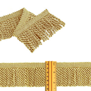 Frange en fil de soie 100% pure, style uni, personnalisable, pour usage domestique et hôtelier, vente en gros - Product Image 4
