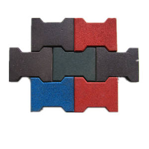 Adoquines de goma entrelazados para exteriores, baldosas de hueso de perro, ladrillo - Product Image 5