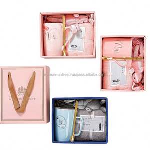 Set de Regalo de Cumpleaños para Mujer, Taza Personalizada Promocional, Vaso de Vidrio, Toalla, Regalo de Boda para Invitados, Recuerdo, Artículo con Serigrafía, Caja de Regalo - Product Image 2