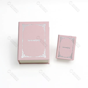Retro <b>Book</b> Shaped Jewelry <b>Box</b> Magnetic Closure Velvet Lining Leatherette Paper Packaging for Rings Earrings Necklaces - Product Image 5