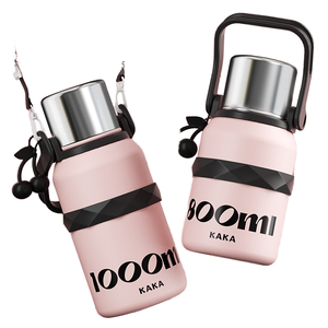 Taza <span class=keywords><strong>de</strong></span> <span class=keywords><strong>agua</strong></span> <span class=keywords><strong>de</strong></span> acero inoxidable 316 <span class=keywords><strong>de</strong></span> gran capacidad, pantalla inteligente <span class=keywords><strong>de</strong></span> temperatura, termo moderno para viajes, generación personalizada - Product Image 6
