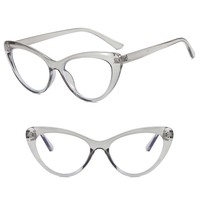 Lunettes de vue papillon classiques pour femmes DL, monture PC anti-lumière bleue, verres plats