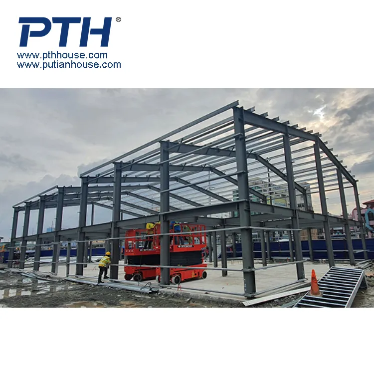 Factory Building Design Steel Building Construction Single Story Multi-Story Prefab Industrial Steel Structure Building