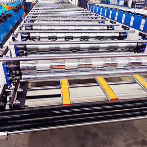 Machine de formage de tuiles de toit en acier trapézoïdal CE Xinnuo TR4, haute vitesse, largeur d'alimentation de 1200 mm - Product Image 2