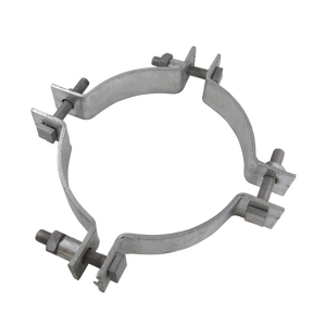 Регулируемый электрический зажим для крепления к столбам, оцинкованный горячим способом, стальной обжимной хомут для оптоволокна - Product Image 2
