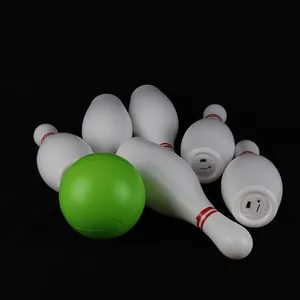 Light Up Bowling Ball Toys Set Bowling Pins Toy Game With 10 Pins 2 Balls Fun Sports Games For Kids Toddler Indoor