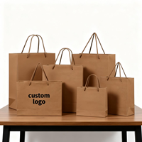 Tas Kado Kertas Kraft Logo Kustom, Warna Perak Emas, Bahan Ivory Board, untuk Pakaian, Belanja, Perhiasan, Jam Tangan