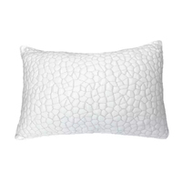 Oreiller de lit en peluche douce - Oreiller respirant en fibres alternatives au duvet pour dormir, oreiller matelassé blanc style hôtel