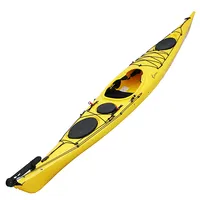 Bateau de alta calidad de gran volumen Fin y timón gira Kayak de mar
