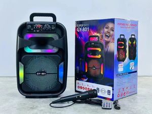 Oudiobop 8 pouces pour 5.3 fête haut-parleur micro avec écran d'affichage DTS jardin extérieur Portable système de sonorisation lecteur Audio - Product Image 4