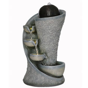 <span class=keywords><strong>Fontaine</strong></span> de jardin moderne murale d'eau faite à la main intérieure/extérieure caractéristique potable en gros pour la cour - Product Image 3