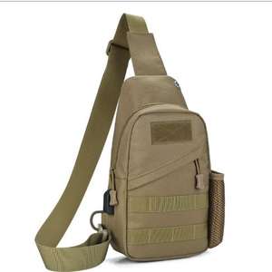 Bolso Bandolera Multifuncional Unisex de Tela Oxford, Bolso Táctico de Hombro/Mochila de Camping para iPod/iPad - Product Image 4