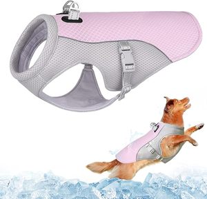 Veste rafraîchissante pour <span class=keywords><strong>chien</strong></span> en maille respirante avancée, technologie de refroidissement par évaporation, gilet d'extérieur pour animaux de compagnie pour la marche estivale, réfléchissant - Product Image 4