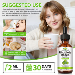 SOLOTREE Vegan <span class=keywords><strong>Rhodiola</strong></span> <span class=keywords><strong>Rosea</strong></span> Kök Ekstresi Sıvı Takviyesi Ruh Hali Destekleyici Tentür Özel Etiket Organik <span class=keywords><strong>Rhodiola</strong></span> <span class=keywords><strong>Rosea</strong></span> Damlaları - Product Image 5