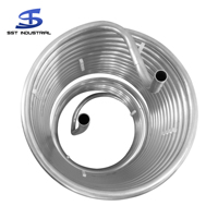 Haute Performance 304 316 Spirale Sans Soudure En Acier Inoxydable Tuyau De Refroidissement Bobine Tube Serpentine Refroidissement Tube Bobine Échangeurs De Chaleur